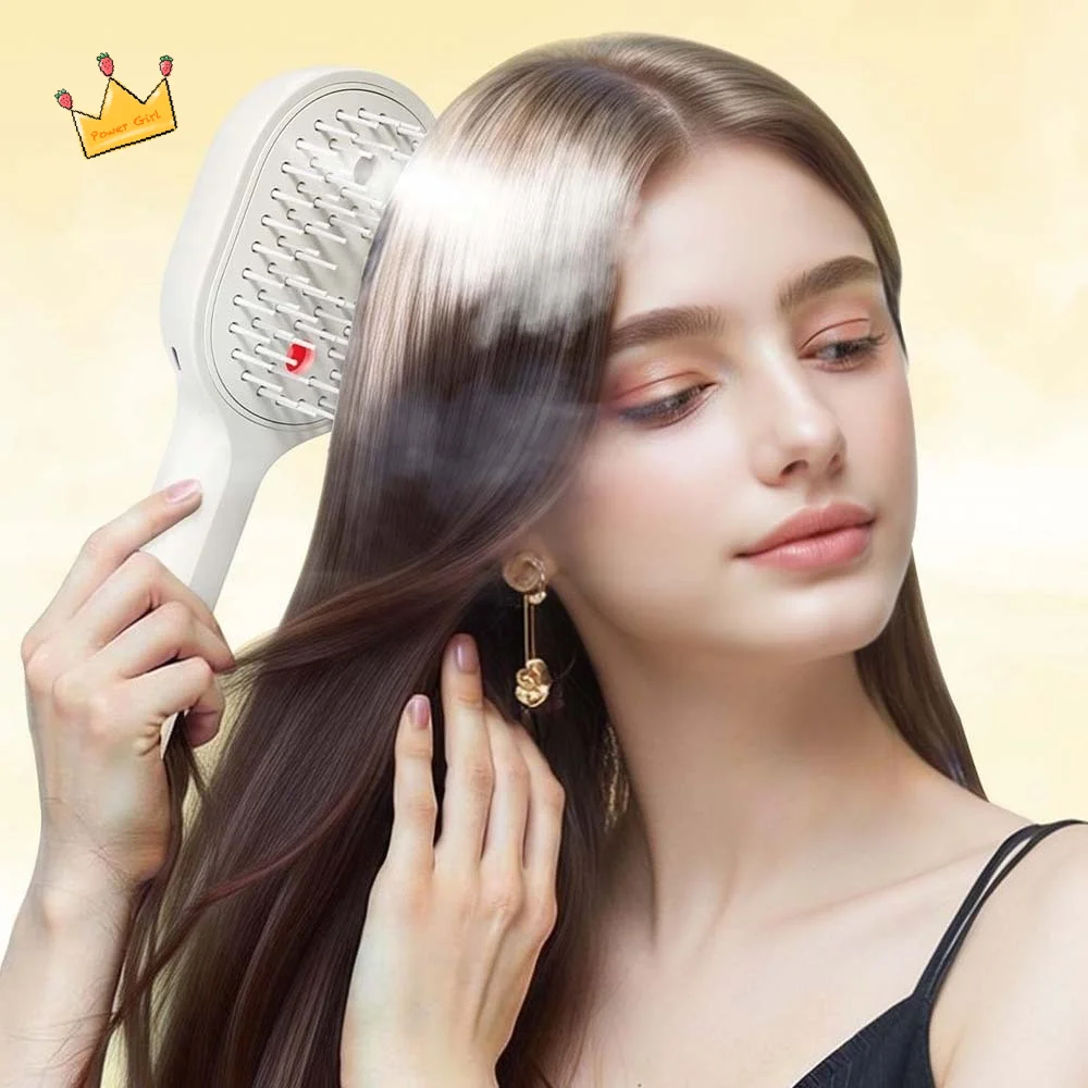 Electric Spray Hairbrush Portable Anti-Static Scalp Massager Comb Nano Mist Rechargeable Cushion Comb for 3.7V/400mAh Head SPA
Electric Spray Hairbrush Portable Anti-Static Scalp Massager Comb Nano Mist Rechargeable Cushion Comb for 3.7V/400mAh Head SPA