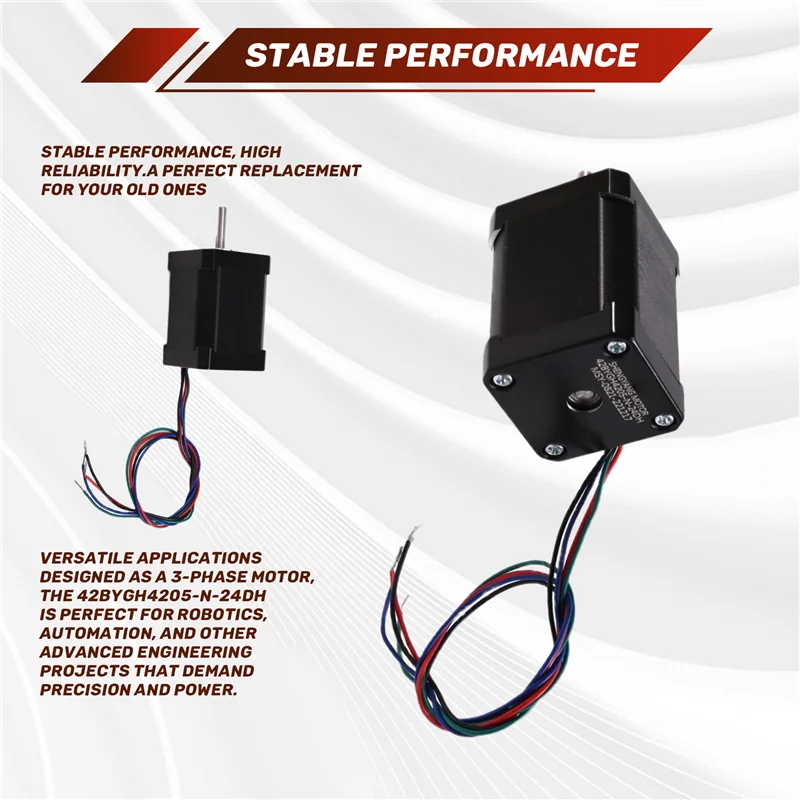 ABKP-Precision Engineering 42BYGH4205-N-24DH Двигатель постоянного тока 60 мм 4000 об/мин для BLDC 24 В
ABKP-Precision Engineering 42BYGH4205-N-24DH Двигатель постоянного тока 60 мм 4000 об/мин для BLDC 24 В