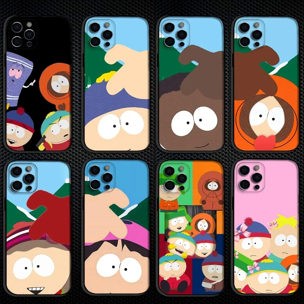 Cartoon S-South-Parkes Phone Case For iPhone 16,15,14,13,12,11 Plus,Pro Max, Soft Silicone Black Cover
Cartoon S-South-Parkes Phone Case For iPhone 16,15,14,13,12,11 Plus,Pro Max, Soft Silicone Black Cover