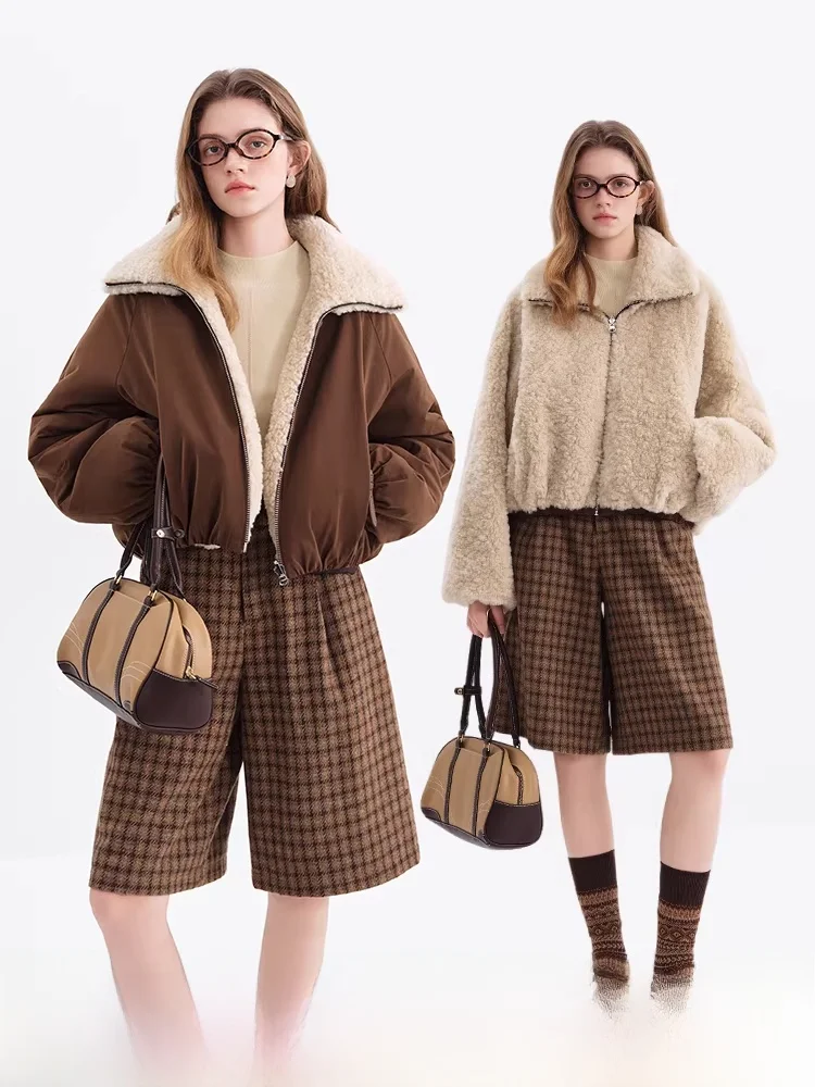 Fang Silan Design ort Двусторонний меховой воротник с клапаном Зимняя верхняя одежда для похудения Женский джет Полиэстер Нейлон Cosite ...
Fang Silan Design ort Двусторонний меховой воротник с клапаном Зимняя верхняя одежда для похудения Женский джет Полиэстер Нейлон Cosite ...