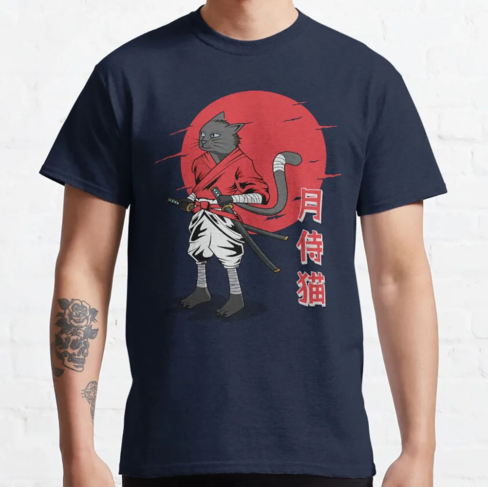 Cat samurai Gift t shirt Gift t shirt for Cat lover 100% cotton tee Short sleeve Graphic clothes All size tops S-6XL
Cat samurai Gift t shirt Gift t shirt for Cat lover 100% cotton tee Short sleeve Graphic clothes All size tops S-6XL