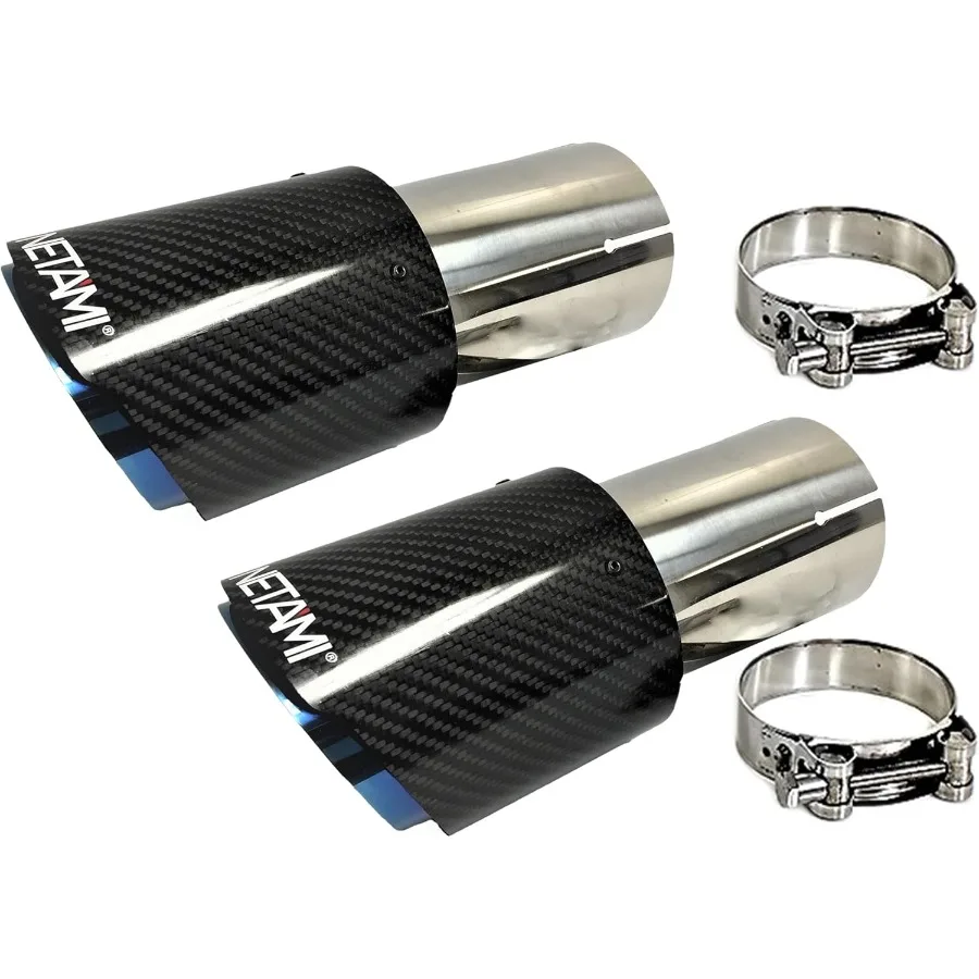 3" to 4" Carbon Fiber Exhaust Tip Stainless Steel Blue Bolt-on 3"x4"x9" 2-Pack
3" to 4" Carbon Fiber Exhaust Tip Stainless Steel Blue Bolt-on 3"x4"x9" 2-Pack
