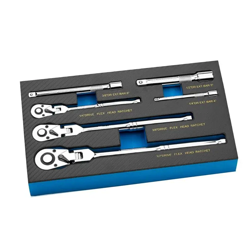 A76I-6 PCS Labor-Saving Ratchet Rotatable Multi-Purpose Screwdriver Screwdriver Set Hardware Tool Combination Screwdriver