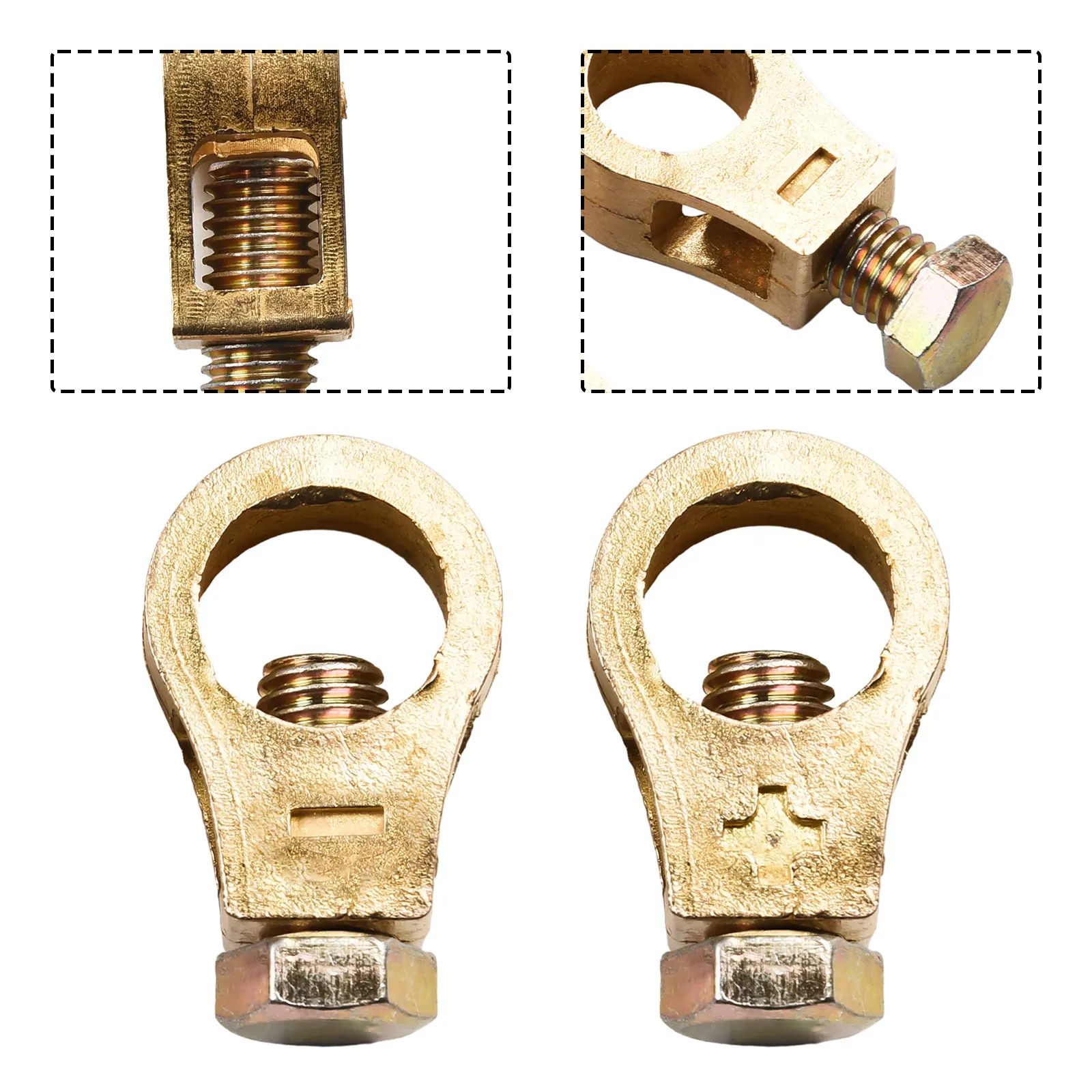 Firm Installation Tools Battery Clip Cable Clamp Positive Negative Pure Copper Terminal Wire Top Post Terminal With 2 Bolts
Firm Installation Tools Battery Clip Cable Clamp Positive Negative Pure Copper Terminal Wire Top Post Terminal With 2 Bolts