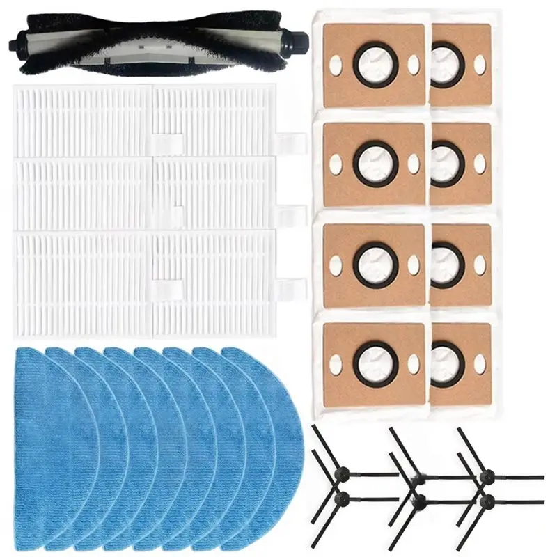 A05G-For ILIFE A30 Pro Robot Vacuum Cleaner Parts Replacement Main Roller Side Brushes HEPA Filter Mop Cloth Dust Bag
A05G-For ILIFE A30 Pro Robot Vacuum Cleaner Parts Replacement Main Roller Side Brushes HEPA Filter Mop Cloth Dust Bag