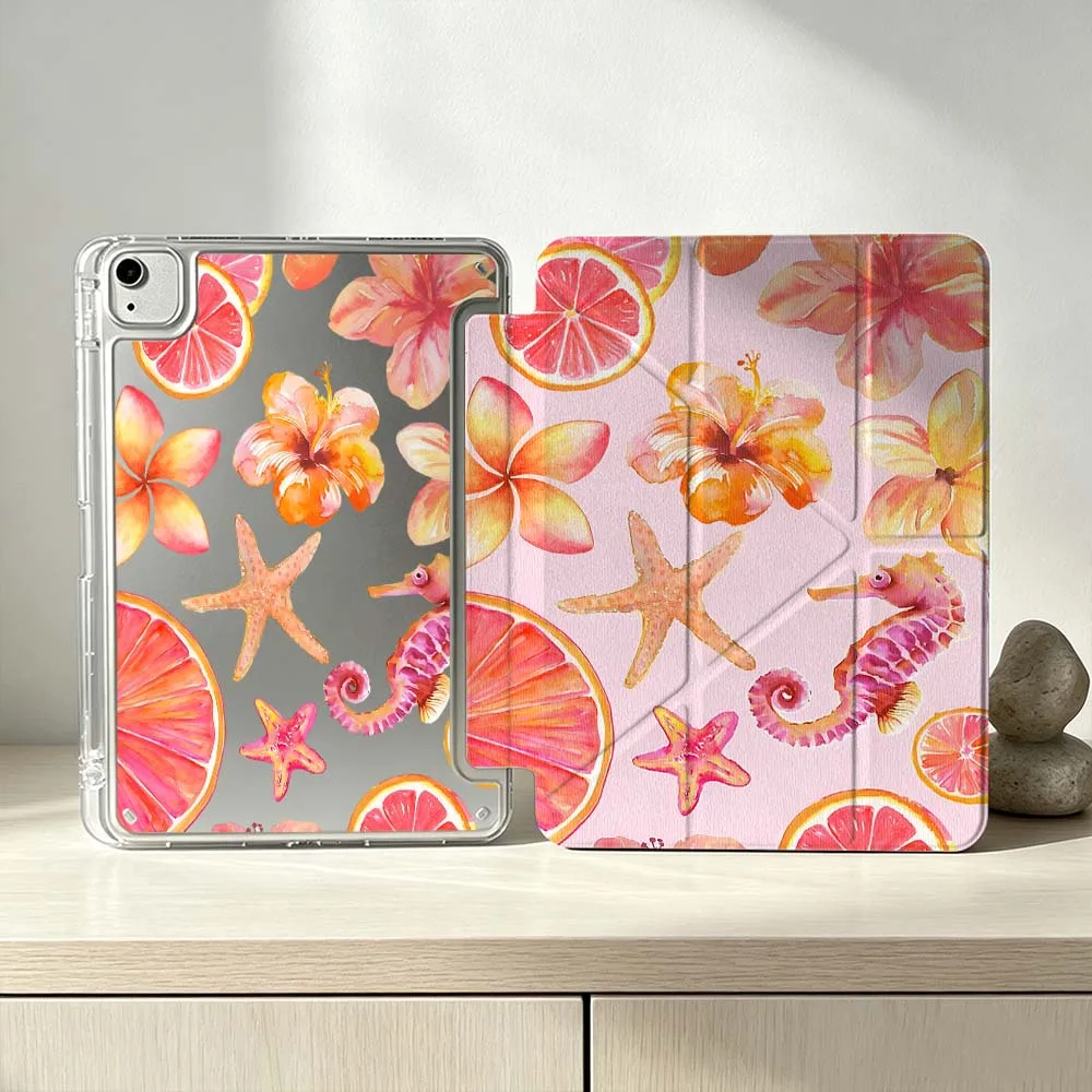 Art Flower Starfish Seahorse For iPad Pro Air mini 6 5 4 3 2 1 11th 10th 6th 5th M5 M4 M3 M2 9gen Foldable 3Y Tablet Case Soft
Art Flower Starfish Seahorse For iPad Pro Air mini 6 5 4 3 2 1 11th 10th 6th 5th M5 M4 M3 M2 9gen Foldable 3Y Tablet Case Soft