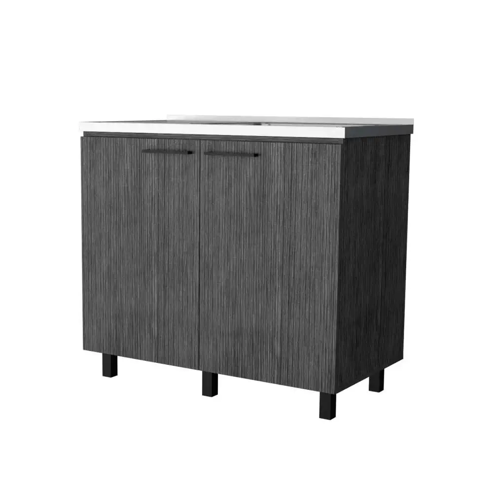Smokey Oak Utility Sink and Cabinet Kitchen Sink Cabinet
Smokey Oak Utility Sink and Cabinet Kitchen Sink Cabinet