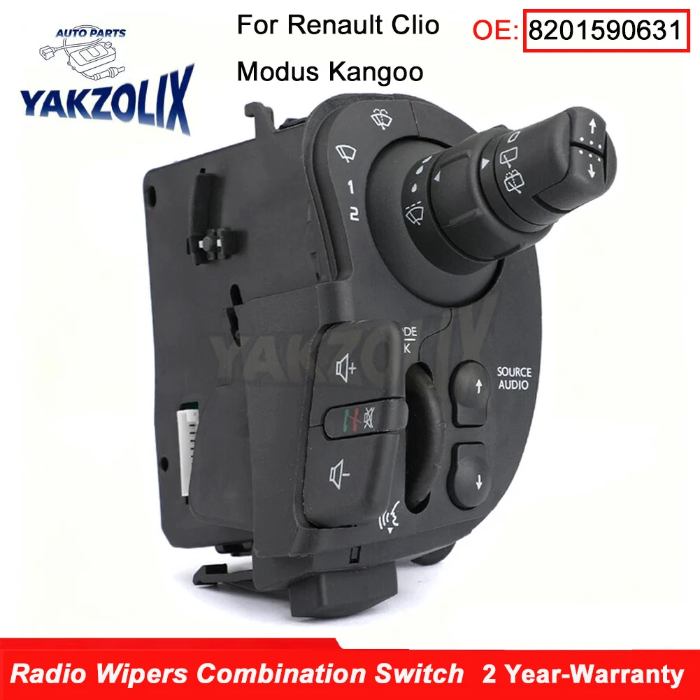 For RENAULT CLIO 3 III 2005 2006 2007 2008 2009 2010 MODUS KANGOO Radio Wipers Combination Steering Column Switch 8201590631
For RENAULT CLIO 3 III 2005 2006 2007 2008 2009 2010 MODUS KANGOO Radio Wipers Combination Steering Column Switch 8201590631