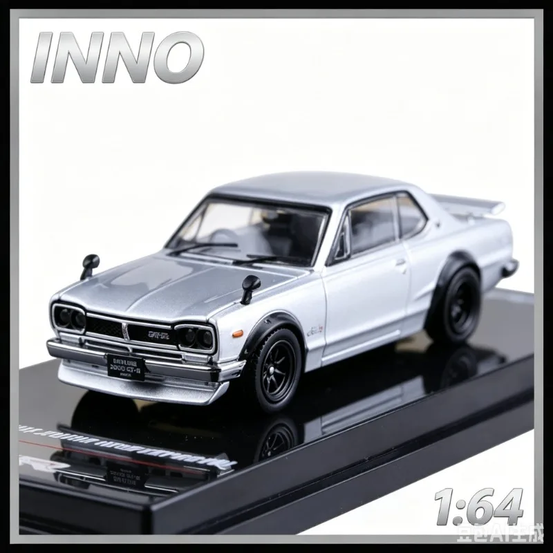 INNO 1:64 Nissan GT-R silver die cast alloy premium car model is suitable as a birthday gift and a collectible souvenir
INNO 1:64 Nissan GT-R silver die cast alloy premium car model is suitable as a birthday gift and a collectible souvenir