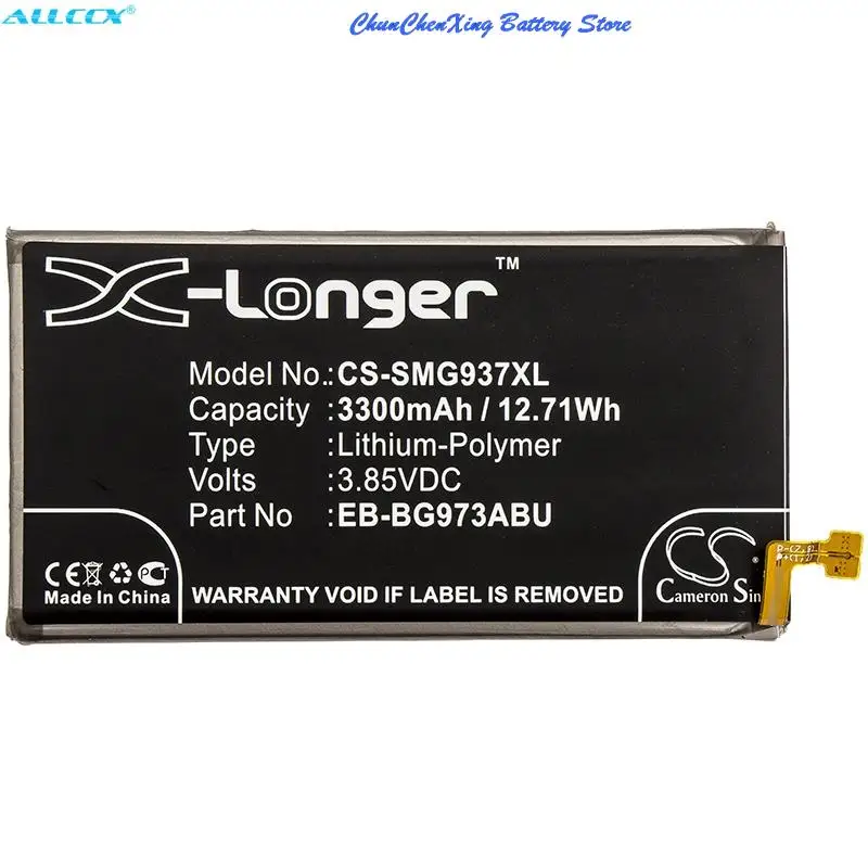 Аккумулятор Cameron Sino 3300 мАч EB-BG973ABU для Samsung Galaxy S10, SM-G973, SM-G9738, SM-G973C, SM-G973F, SM-G973U, SM-G973U1, SM-G973W
Аккумулятор Cameron Sino 3300 мАч EB-BG973ABU для Samsung Galaxy S10, SM-G973, SM-G9738, SM-G973C, SM-G973F, SM-G973U, SM-G973U1, SM-G973W