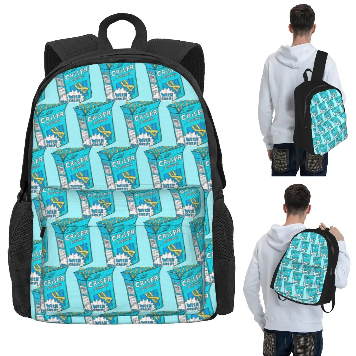 Crispr Cas9 Gene Editing Science Cereal Dna Student Backpack School Bag Hiking Travel Daypack Boys Girls Bookbag Shoulder Bags
Crispr Cas9 Gene Editing Science Cereal Dna Student Backpack School Bag Hiking Travel Daypack Boys Girls Bookbag Shoulder Bags