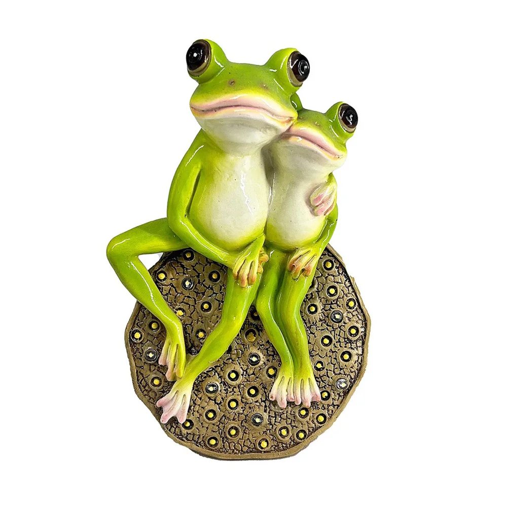 Couple Frog Statue Ornament Funny Resin Frogs Figurine Lovers Wedding Decoration For Balcony Garden Courtyard
Couple Frog Statue Ornament Funny Resin Frogs Figurine Lovers Wedding Decoration For Balcony Garden Courtyard