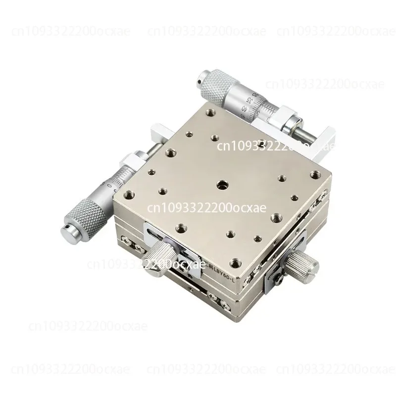 XY Translation Stage, LBX40 L-R-C Micrometer, Manual Precision Trimming Stage, Slide Table, High Carbon Steel 
XY Translation Stage, LBX40 L-R-C Micrometer, Manual Precision Trimming Stage, Slide Table, High Carbon Steel