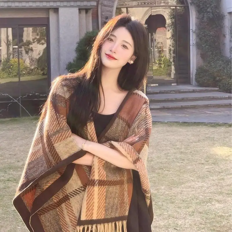 1 шт., зимнее женское пончо, теплая шаль, двустороннее дизайнерское утепленное одеяло, роскошный шарф, альпинистский шарф
1 шт., зимнее женское пончо, теплая шаль, двустороннее дизайнерское утепленное одеяло, роскошный шарф, альпинистский шарф