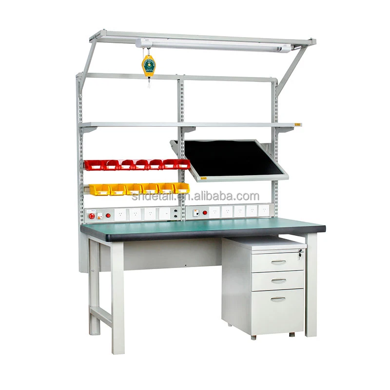 ESD Anti-static Heavy-Duty Customizable Workbench with Storage Drawers Industrial Steel Warehouse Work Table Workstation Pro
ESD Anti-static Heavy-Duty Customizable Workbench with Storage Drawers Industrial Steel Warehouse Work Table Workstation Pro