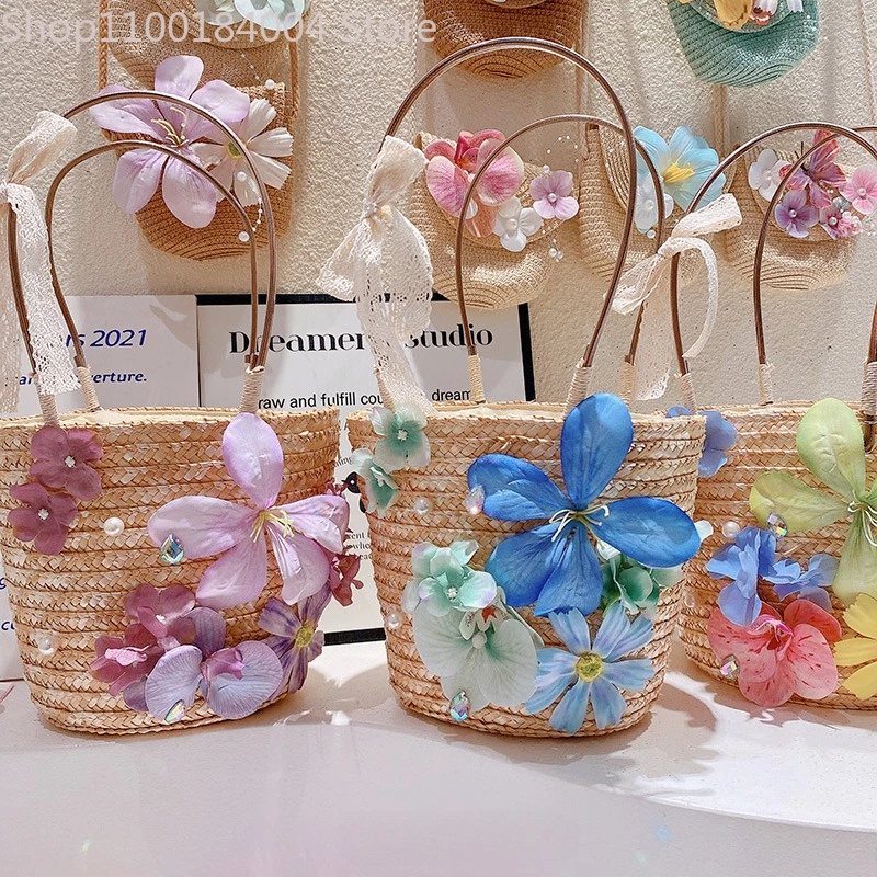 Summer beach vacation handbag, messenger bag, floral straw bag, vegetable basket bag, gift bag
Summer beach vacation handbag, messenger bag, floral straw bag, vegetable basket bag, gift bag