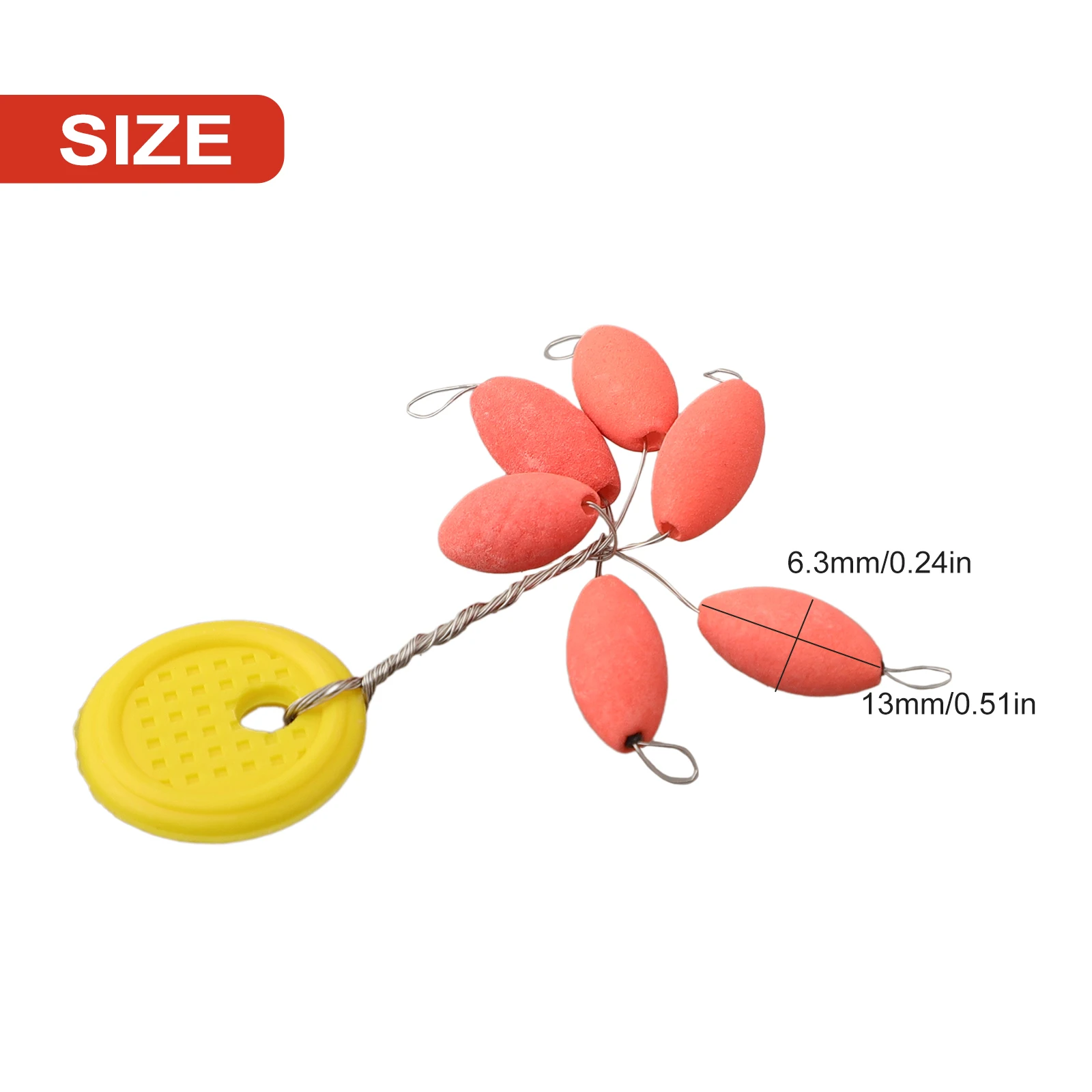 EPS Fishing Float 6 4cm Fluorescence Brand New Shining It With X rays 6pcs set High Quality Material Practical
EPS Fishing Float 6 4cm Fluorescence Brand New Shining It With X rays 6pcs set High Quality Material Practical