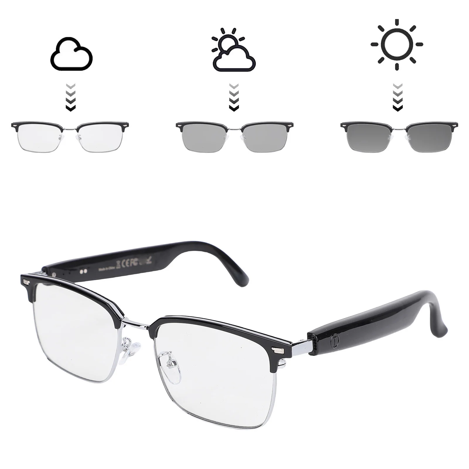 BT Sunglasses Smart BT Sunglasses Built in Speaker Mic Open Headphone Glasses for Casual Outings Sporty Adventures Smart Glasses
BT Sunglasses Smart BT Sunglasses Built in Speaker Mic Open Headphone Glasses for Casual Outings Sporty Adventures Smart Glasses