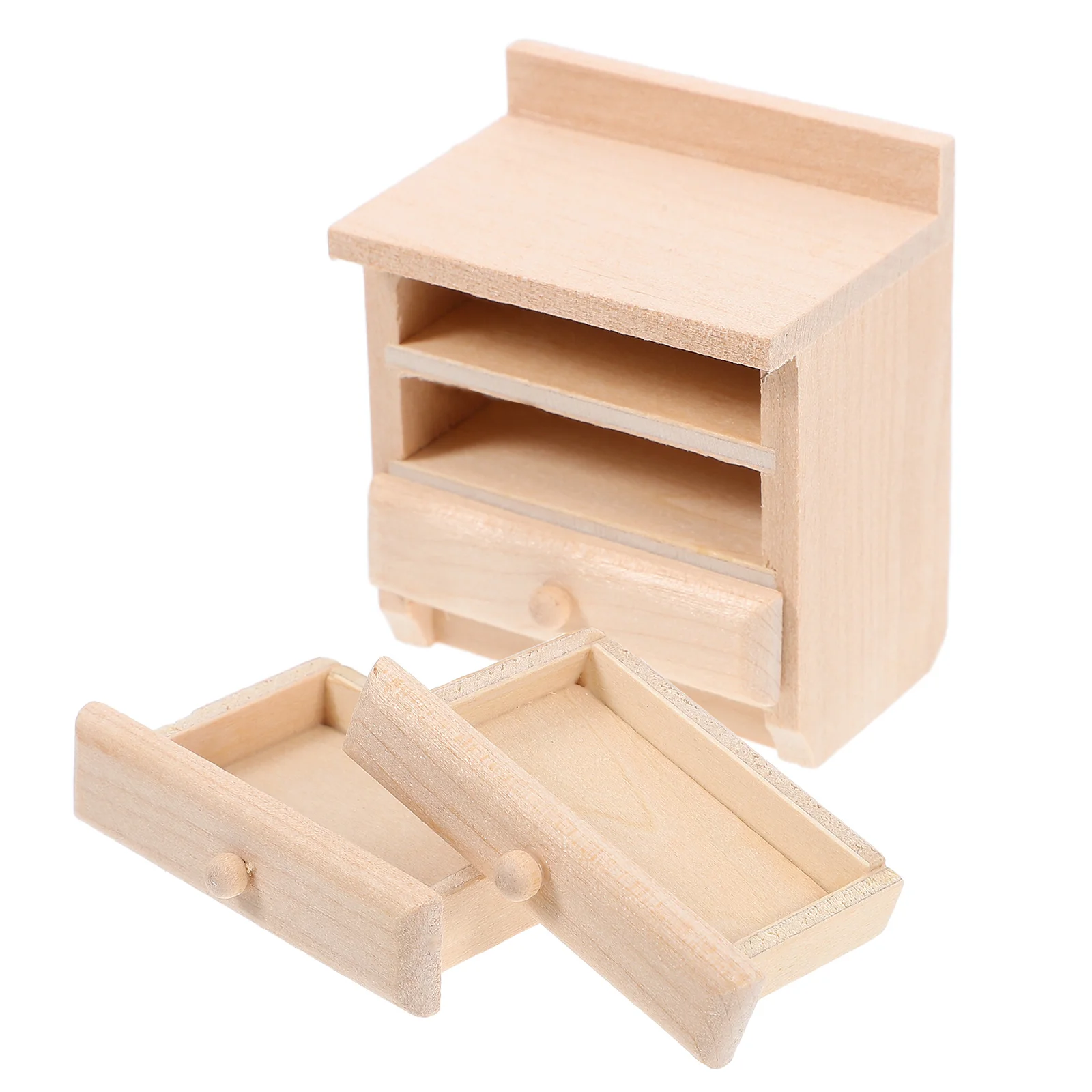 House Furniture Miniature Toy Bedside Table Cabinet Model Drawer Decoration Wood Micro Landascape
House Furniture Miniature Toy Bedside Table Cabinet Model Drawer Decoration Wood Micro Landascape