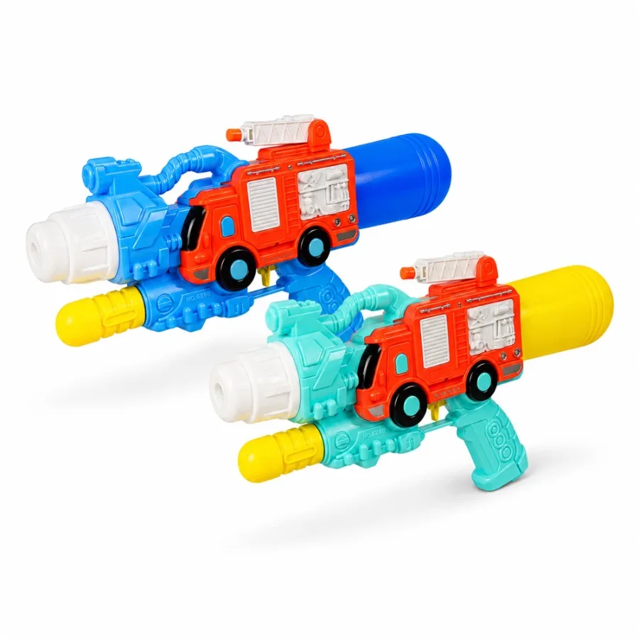 2-Pack Firetruck Water Blaster Outdoor Toys 15 Inch Pump Action Water Spray Toy Set with Refillable Bottles Tube Connection and
2-Pack Firetruck Water Blaster Outdoor Toys 15 Inch Pump Action Water Spray Toy Set with Refillable Bottles Tube Connection and