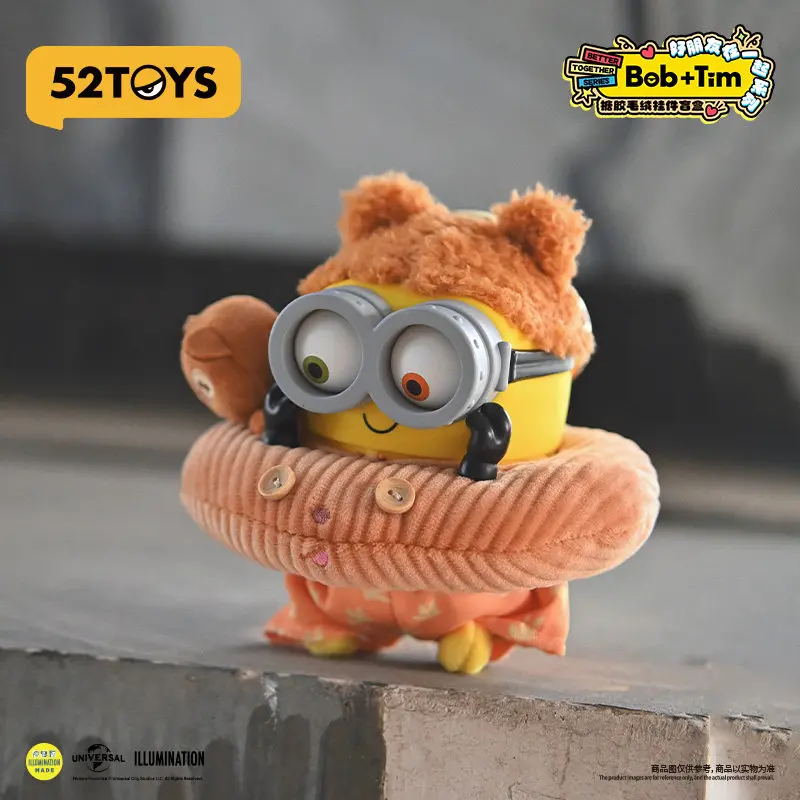 52TOYS Minion Bob Tim Vinyl Plush Pendant Blind Box Bag Charm Keychain Decorative Ornament Birthday Gift For Adult Collection
52TOYS Minion Bob Tim Vinyl Plush Pendant Blind Box Bag Charm Keychain Decorative Ornament Birthday Gift For Adult Collection