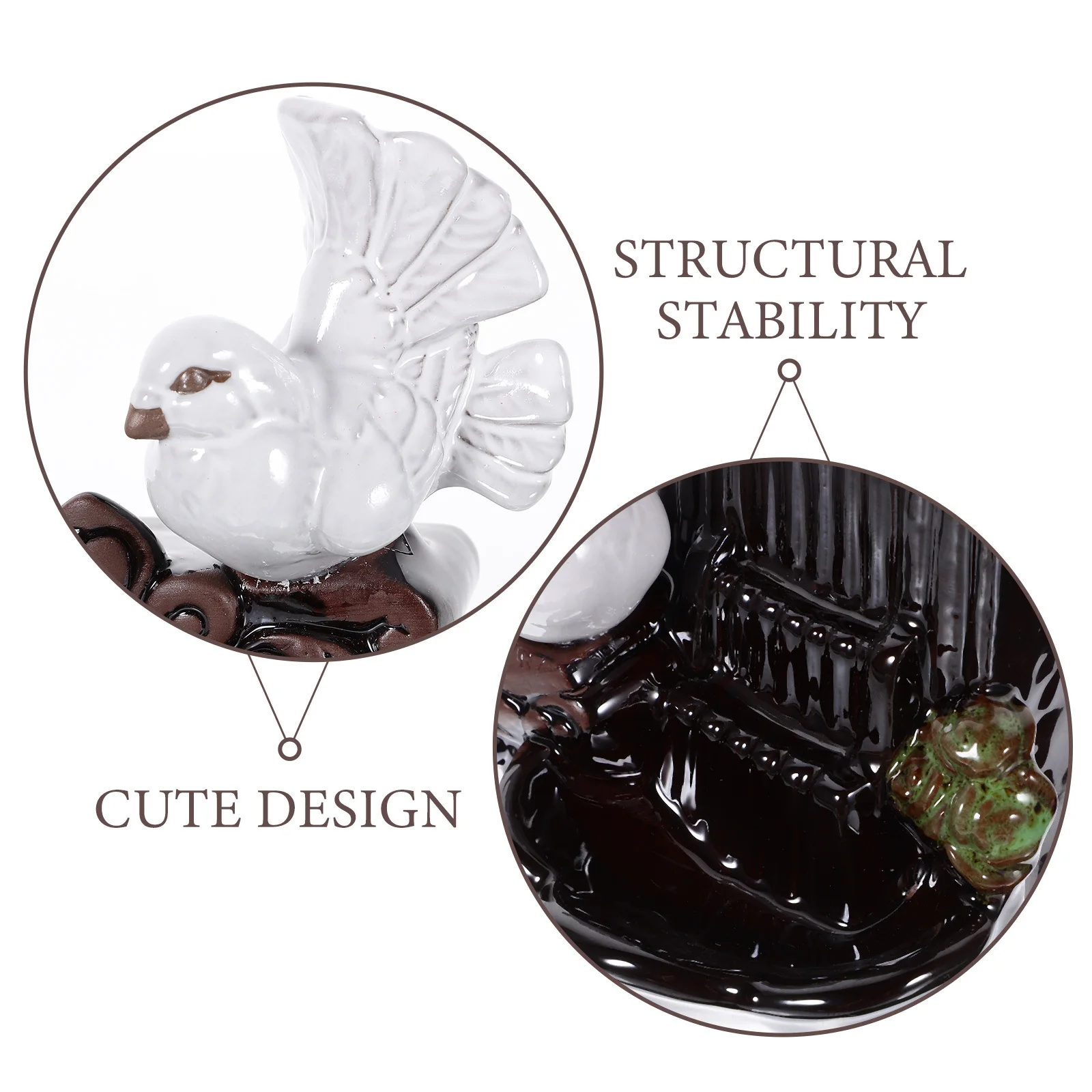 Ceramic Waterfall Backflow Incense Burner Desktop Holder for Home Decor Aromatherapy Relaxation Incense Burner
Ceramic Waterfall Backflow Incense Burner Desktop Holder for Home Decor Aromatherapy Relaxation Incense Burner
