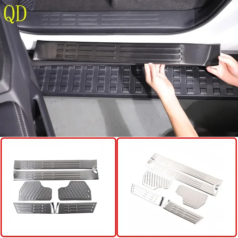 For Toyota Land Cruiser Prado 250 LC250 2024+ Stainless Steel Black Car Door Welcome Pedal Door Sill Trim Strip Car Accessories
For Toyota Land Cruiser Prado 250 LC250 2024+ Stainless Steel Black Car Door Welcome Pedal Door Sill Trim Strip Car Accessories