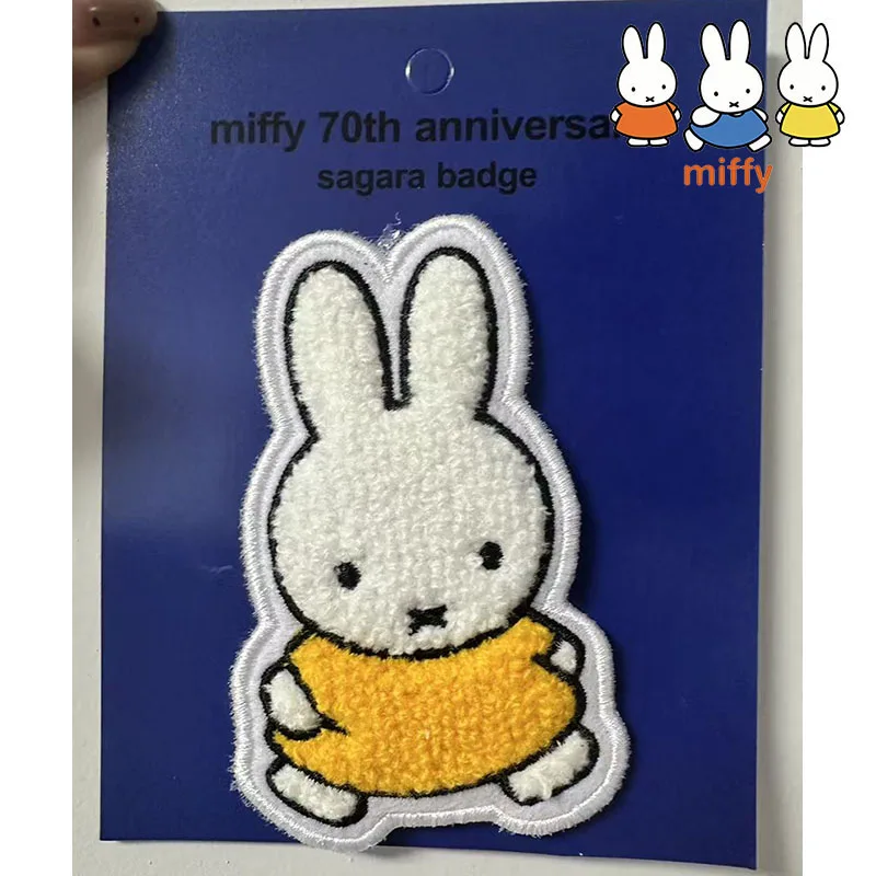 New Kawaii Miffy Brooch Cute Japanese Cartoon Anime Embroidery Cloth Sticker Student Backpack Decoration Badge Girl Holiday Gift
New Kawaii Miffy Brooch Cute Japanese Cartoon Anime Embroidery Cloth Sticker Student Backpack Decoration Badge Girl Holiday Gift