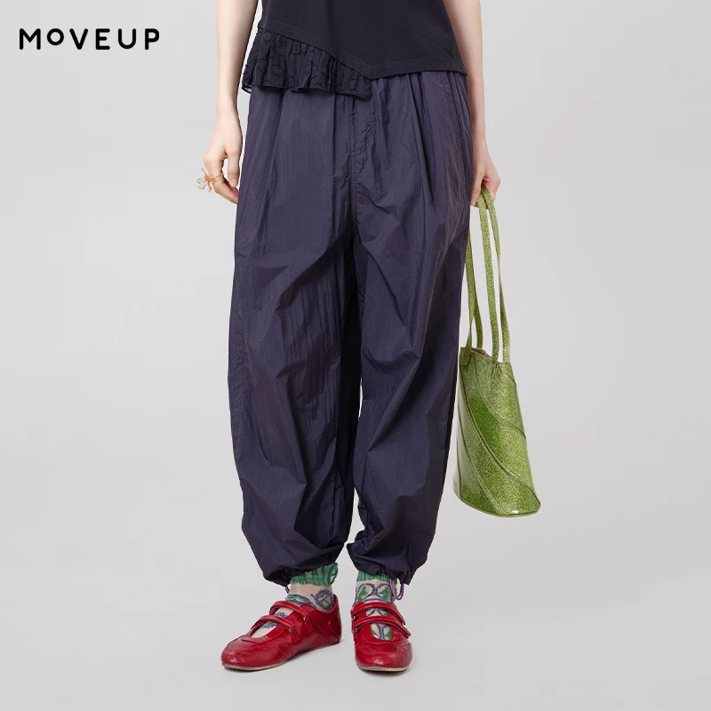 MOVEUP Sunscreen Pants 2026 Summer New Pocket Lightweight Breathable Elastic Waist Casual Commuter Trousers For Women 3ELX20112
MOVEUP Sunscreen Pants 2026 Summer New Pocket Lightweight Breathable Elastic Waist Casual Commuter Trousers For Women 3ELX20112