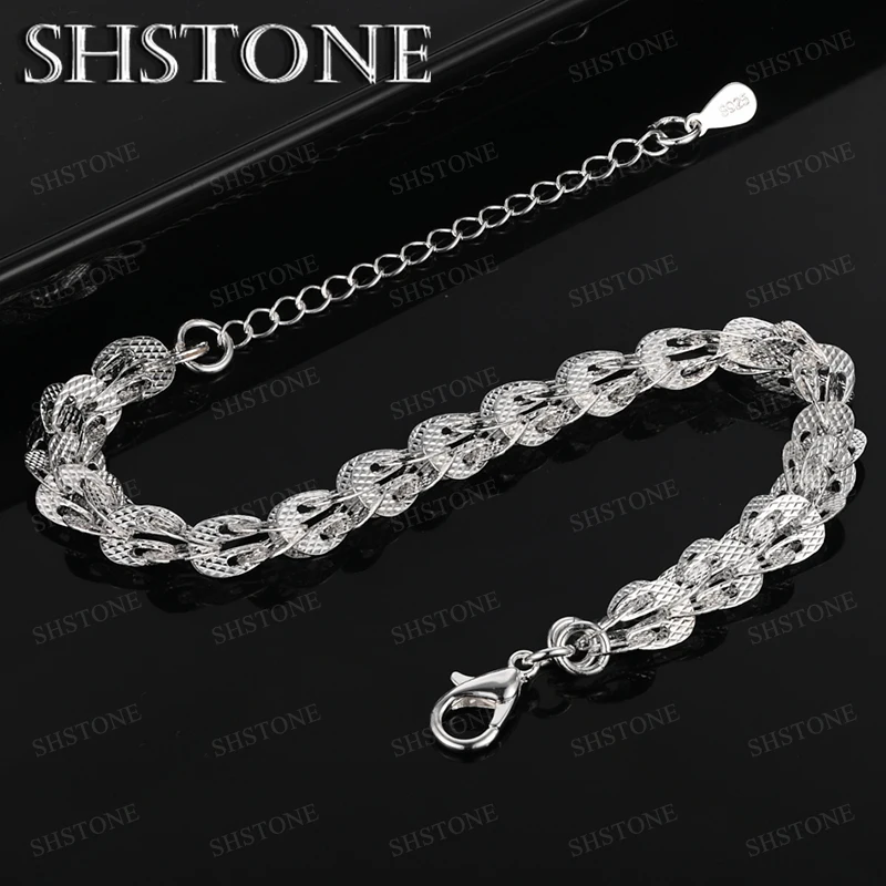 Female Jewelry 925 Sterling Silver Bracelet Lady Party Wedding Popular Accessories Birthday Gift Male Trend Silver Ornament
Female Jewelry 925 Sterling Silver Bracelet Lady Party Wedding Popular Accessories Birthday Gift Male Trend Silver Ornament