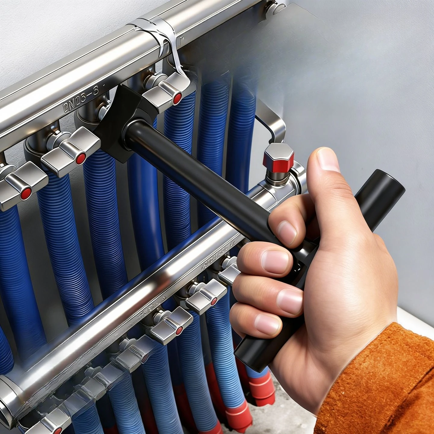 Underfloor Heating Manifold Small Valve Special Switch Labor-Saving Assist Tool Plumbing U-Fork Extension Rod Radiator Wrench
Underfloor Heating Manifold Small Valve Special Switch Labor-Saving Assist Tool Plumbing U-Fork Extension Rod Radiator Wrench
