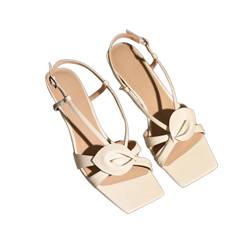 Withered French Minimalist Retro Gold 4cm High Heel Sandals Fashion Elegant Shoes Cowhide Summer Sandals Shoes Women
Withered French Minimalist Retro Gold 4cm High Heel Sandals Fashion Elegant Shoes Cowhide Summer Sandals Shoes Women