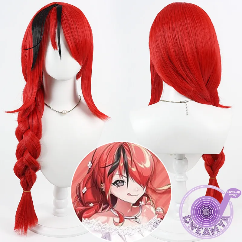Lain Paterson Cosplay Wig Red Black Braided 70cm Long Heat Resistant Synthetic Hair Halloween Party Role Play Carnival + Wig Cap
Lain Paterson Cosplay Wig Red Black Braided 70cm Long Heat Resistant Synthetic Hair Halloween Party Role Play Carnival + Wig Cap