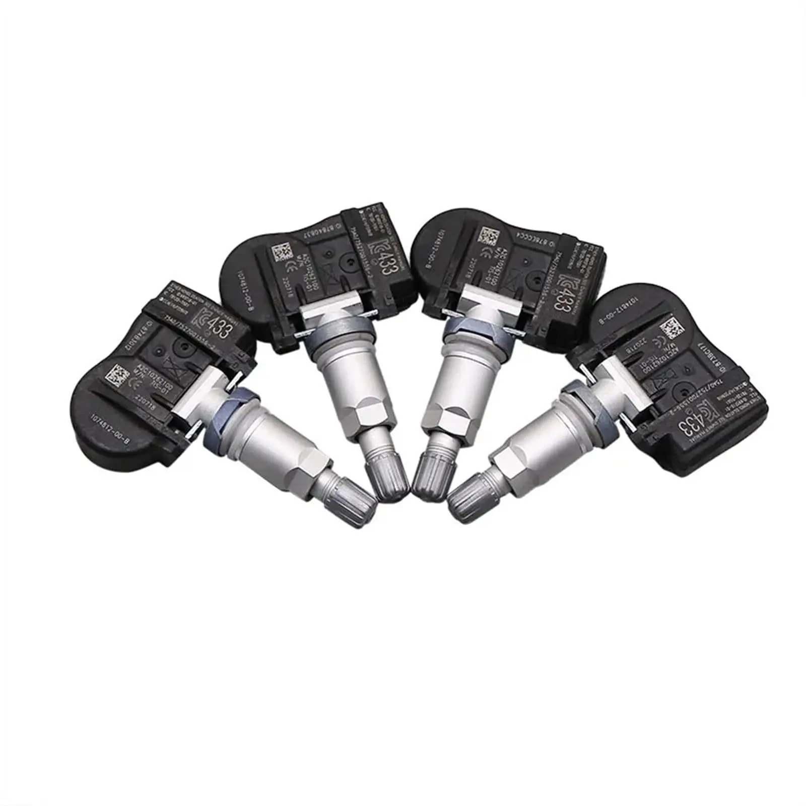 4 шт. 1034602-00-C 1074812-00-B датчик давления в шинах 433 МГц для Tesla Model 3 Model X Model S датчик TPMS автомобильные аксессуары
4 шт. 1034602-00-C 1074812-00-B датчик давления в шинах 433 МГц для Tesla Model 3 Model X Model S датчик TPMS автомобильные аксессуары