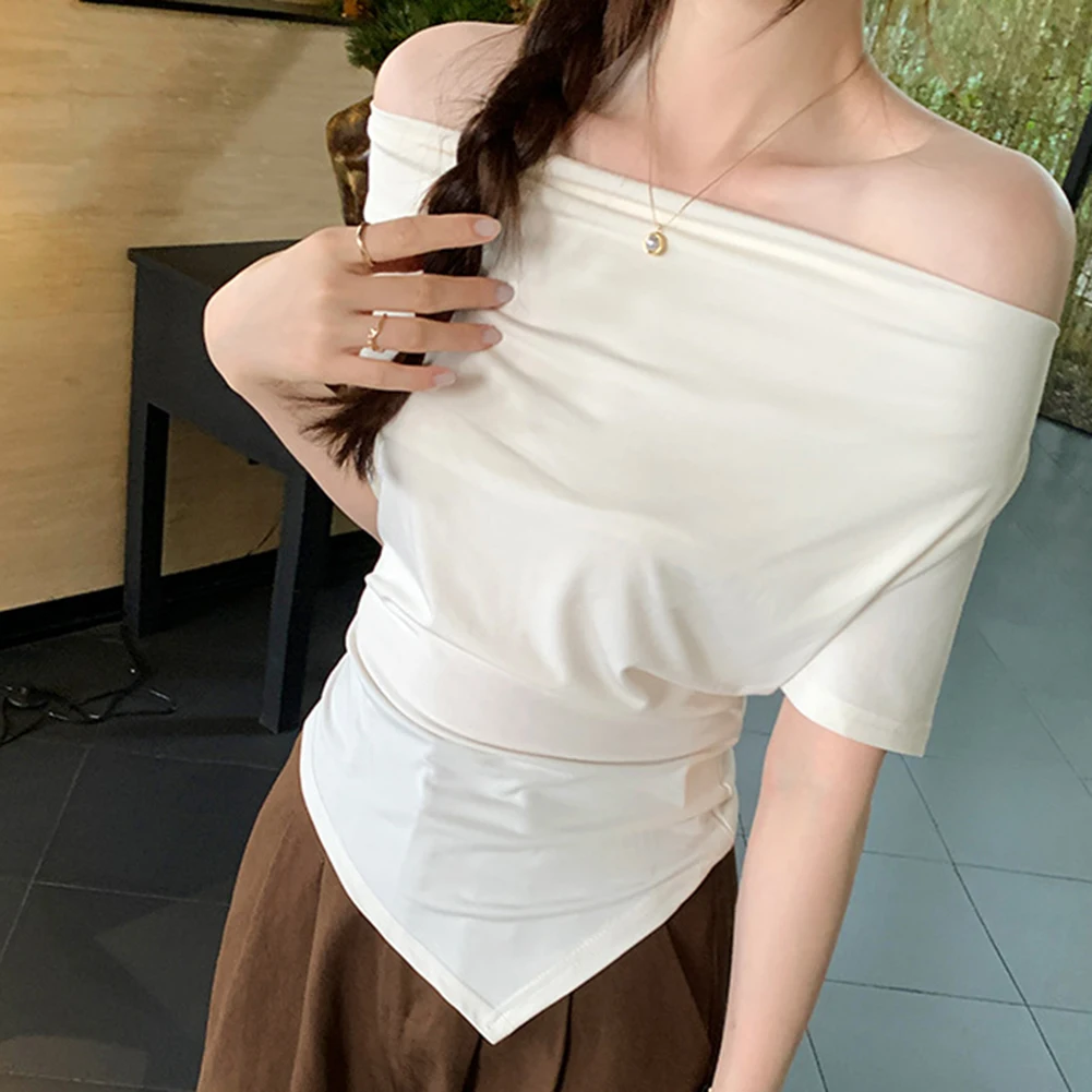Daily Fashion Casual Occasions Retro T-shirt Comfortable Daily Wear T-shirt Casual Wear Sexy Women Shirt Solid Pattern
Daily Fashion Casual Occasions Retro T-shirt Comfortable Daily Wear T-shirt Casual Wear Sexy Women Shirt Solid Pattern