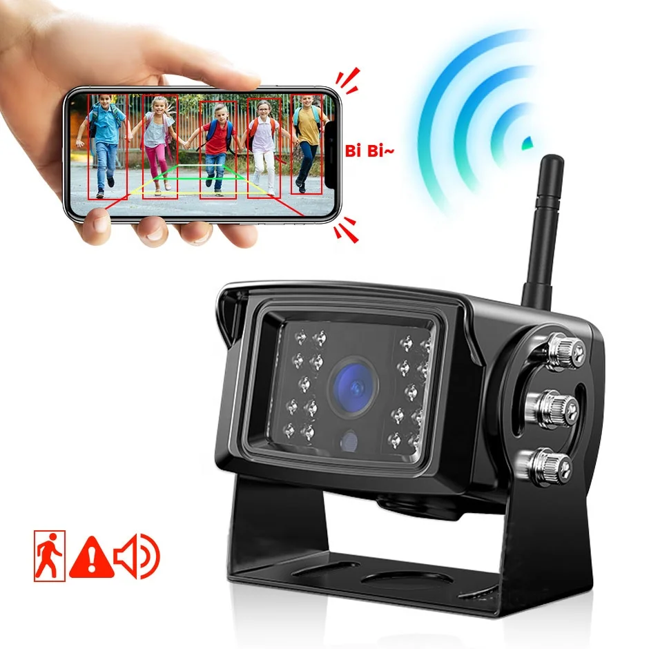 Беспроводная камера заднего вида AHD 1080P с Wi-Fi и DVR-записью для грузовиков, автодомов, прицепов, система парковки и обнаружения слепых зон
Беспроводная камера заднего вида AHD 1080P с Wi-Fi и DVR-записью для грузовиков, автодомов, прицепов, система парковки и обнаружения слепых зон