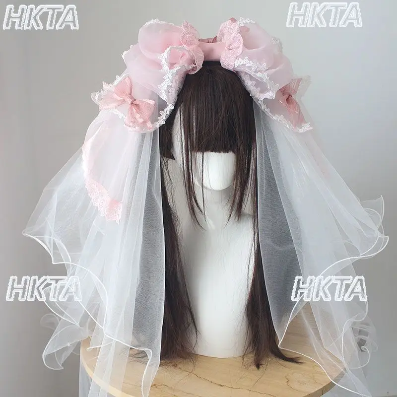 Japanese Sweet Lolita Headband KC Black Hair Clip Veil Bnt Headwear Love Lace Bow Embroidery Hairpin Apparel Accessories Women
Japanese Sweet Lolita Headband KC Black Hair Clip Veil Bnt Headwear Love Lace Bow Embroidery Hairpin Apparel Accessories Women