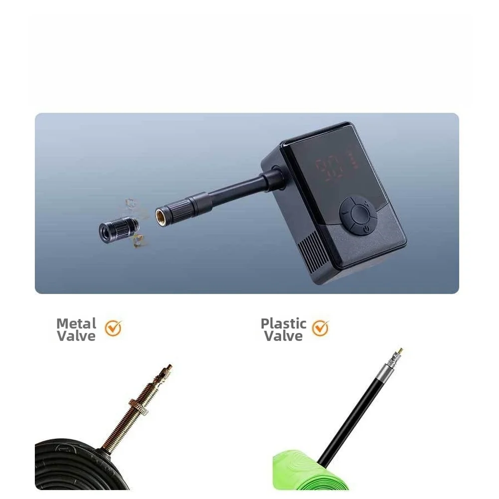 Велосипедный воздушный электрический насос 130PSI, мини-портативный цифровой карманный насос для накачивания шин для велосипеда, мотоцикла, накачка шин типа C, зарядка
Велосипедный воздушный электрический насос 130PSI, мини-портативный цифровой карманный насос для накачивания шин для велосипеда, мотоцикла, накачка шин типа C, зарядка