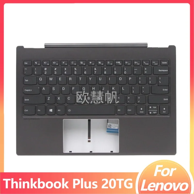 T новый оригинальный верхний чехол для ноутбука Lenovo Thinkbook Plus 20TG с упором для рук и английской клавиатурой США 5CB0Z27762
T новый оригинальный верхний чехол для ноутбука Lenovo Thinkbook Plus 20TG с упором для рук и английской клавиатурой США 5CB0Z27762