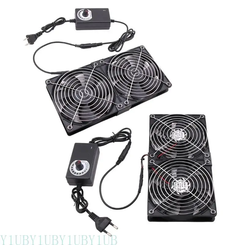 Y1UB USB Powered PC Router 120mm 100-240V Double Fan Speed Controller Cooling Fan
Y1UB USB Powered PC Router 120mm 100-240V Double Fan Speed Controller Cooling Fan