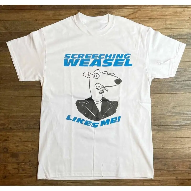SCREECHING WEASEL LIKES ME T Shirt White S 2345XL UU241
SCREECHING WEASEL LIKES ME T Shirt White S 2345XL UU241