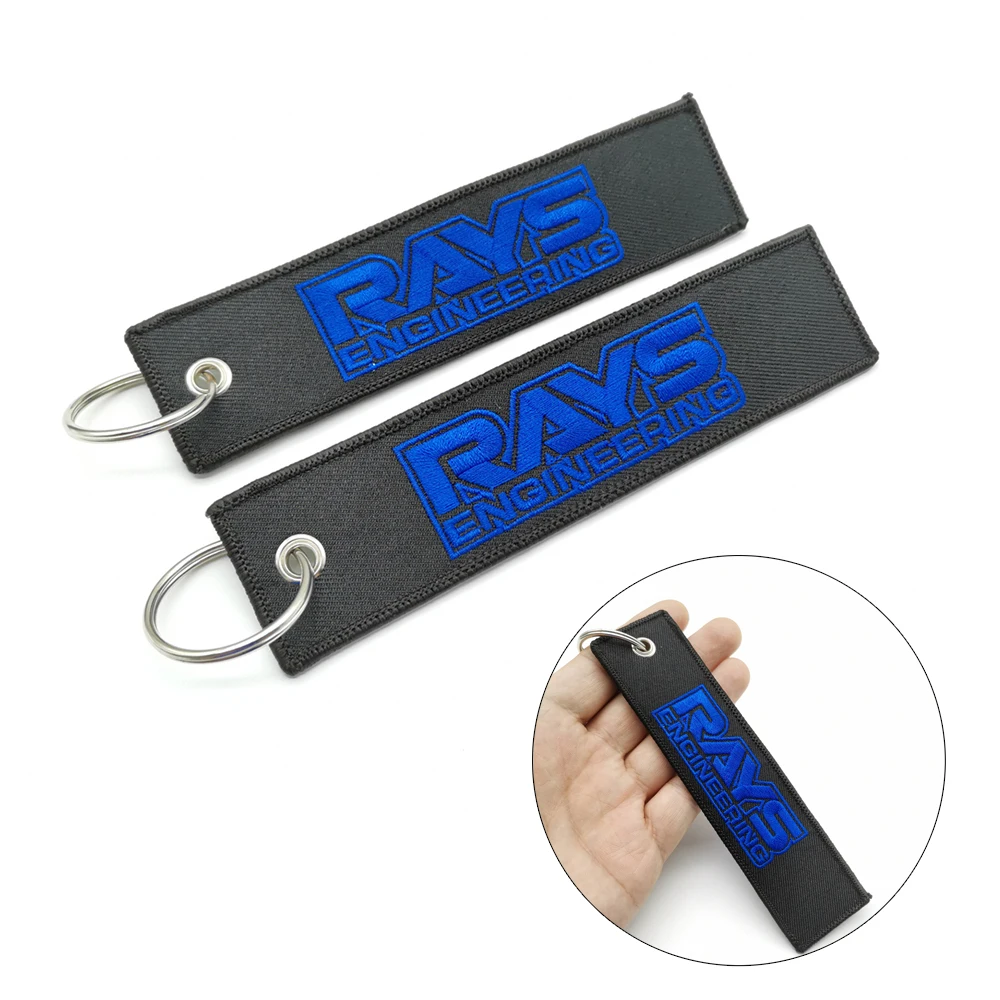 New JDM RAYS Engineering Car Embroidery Keychain Lanyard Nylon Woven Keyring Key Tag For Auto Motorcycle Key Pendant Accessories
New JDM RAYS Engineering Car Embroidery Keychain Lanyard Nylon Woven Keyring Key Tag For Auto Motorcycle Key Pendant Accessories