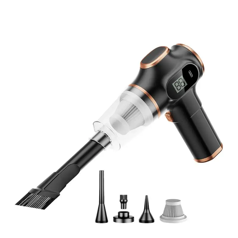 Car Vacuum 120W Cordless Vacuum Small For Car High Suction Power Handheld Power Display Vacuum Rechargeable Mini Cleaner
Car Vacuum 120W Cordless Vacuum Small For Car High Suction Power Handheld Power Display Vacuum Rechargeable Mini Cleaner