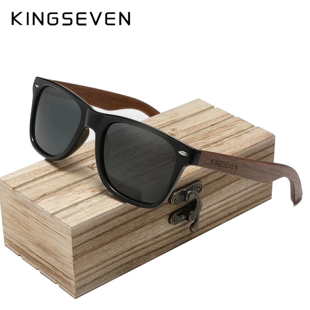 KINGSEVEN Brand New Fashion Sunglasses Handmade Natural Wooden For Men Women Polarized Sun Glasses UV400 Mirror Male Eyewear
KINGSEVEN Brand New Fashion Sunglasses Handmade Natural Wooden For Men Women Polarized Sun Glasses UV400 Mirror Male Eyewear
