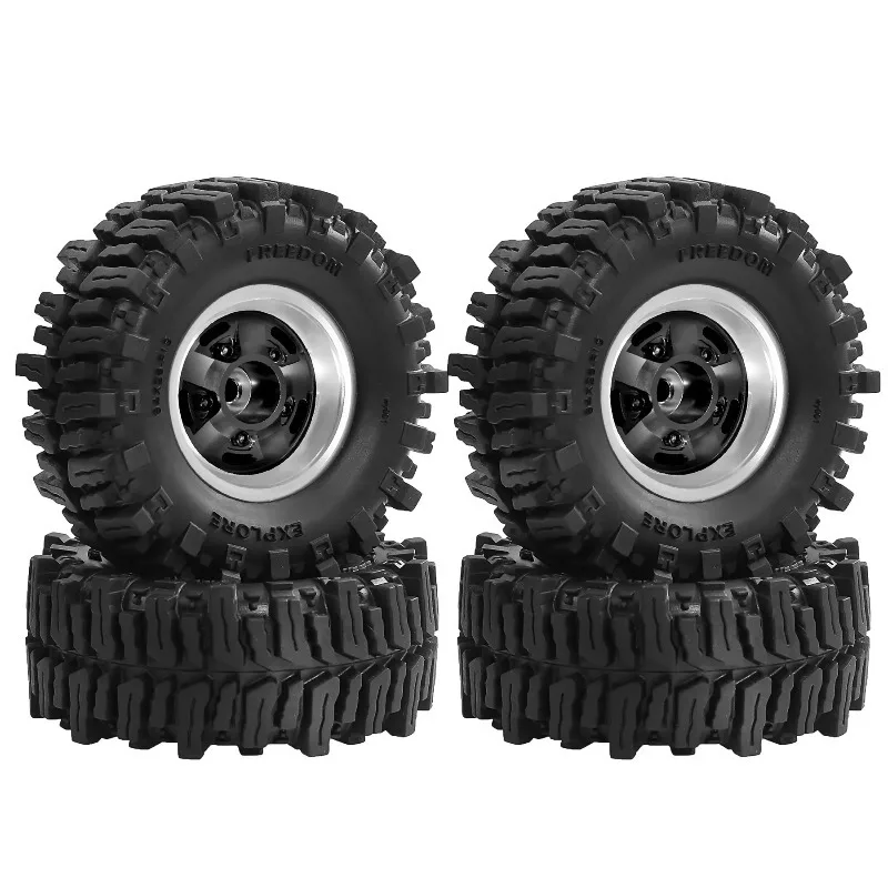 1.3 Inch Soft Muddy Tire Beadlock Wheel Rim for 1/18 1/24 Scale RC Crawler Car Parts Compatible with TRX4M SCX24
1.3 Inch Soft Muddy Tire Beadlock Wheel Rim for 1/18 1/24 Scale RC Crawler Car Parts Compatible with TRX4M SCX24