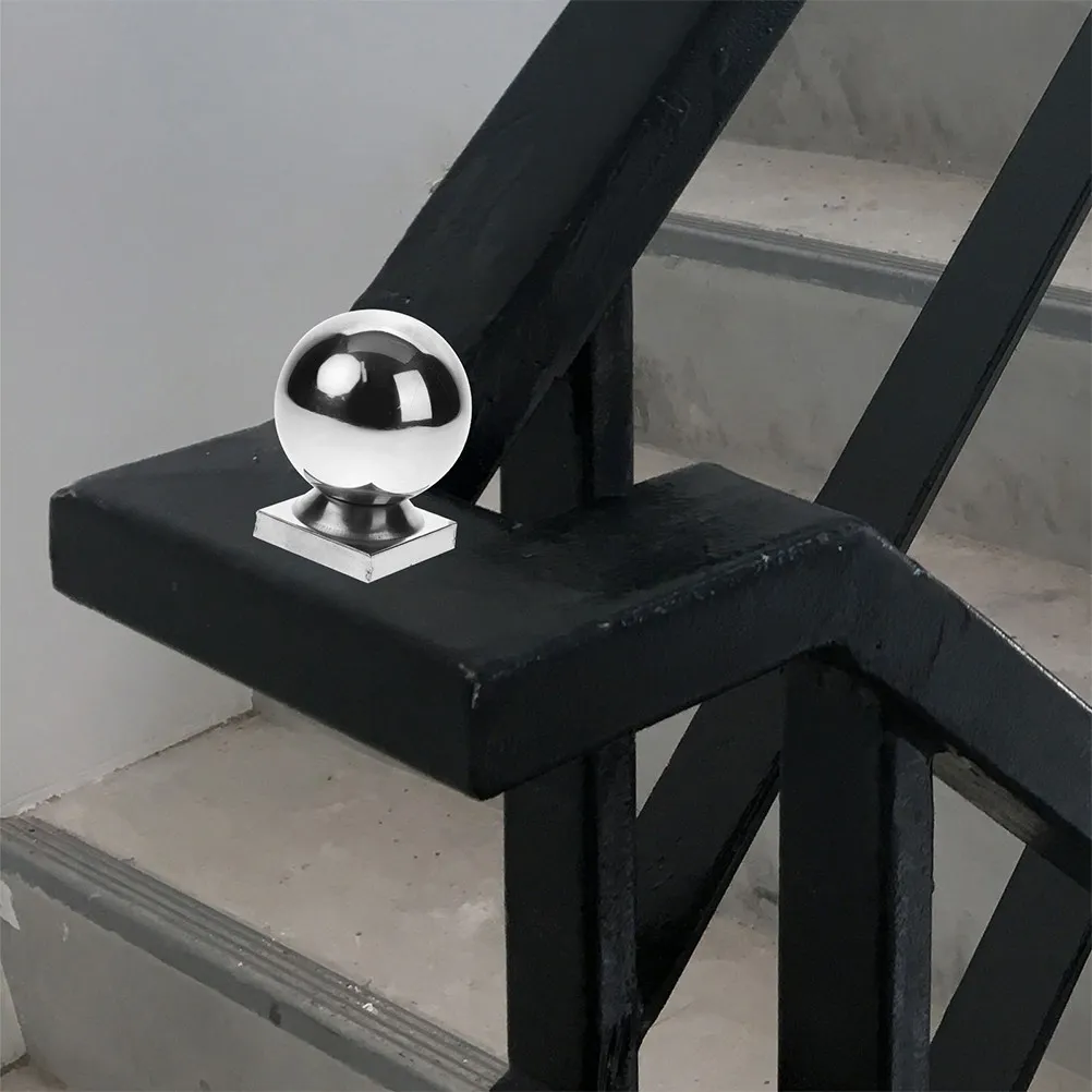 2Pcs Stainless Steel Handrail Balls Sleek Round Post Caps Decorative Fence Post Caps Replacement Handrail Balls for Indoor
2Pcs Stainless Steel Handrail Balls Sleek Round Post Caps Decorative Fence Post Caps Replacement Handrail Balls for Indoor