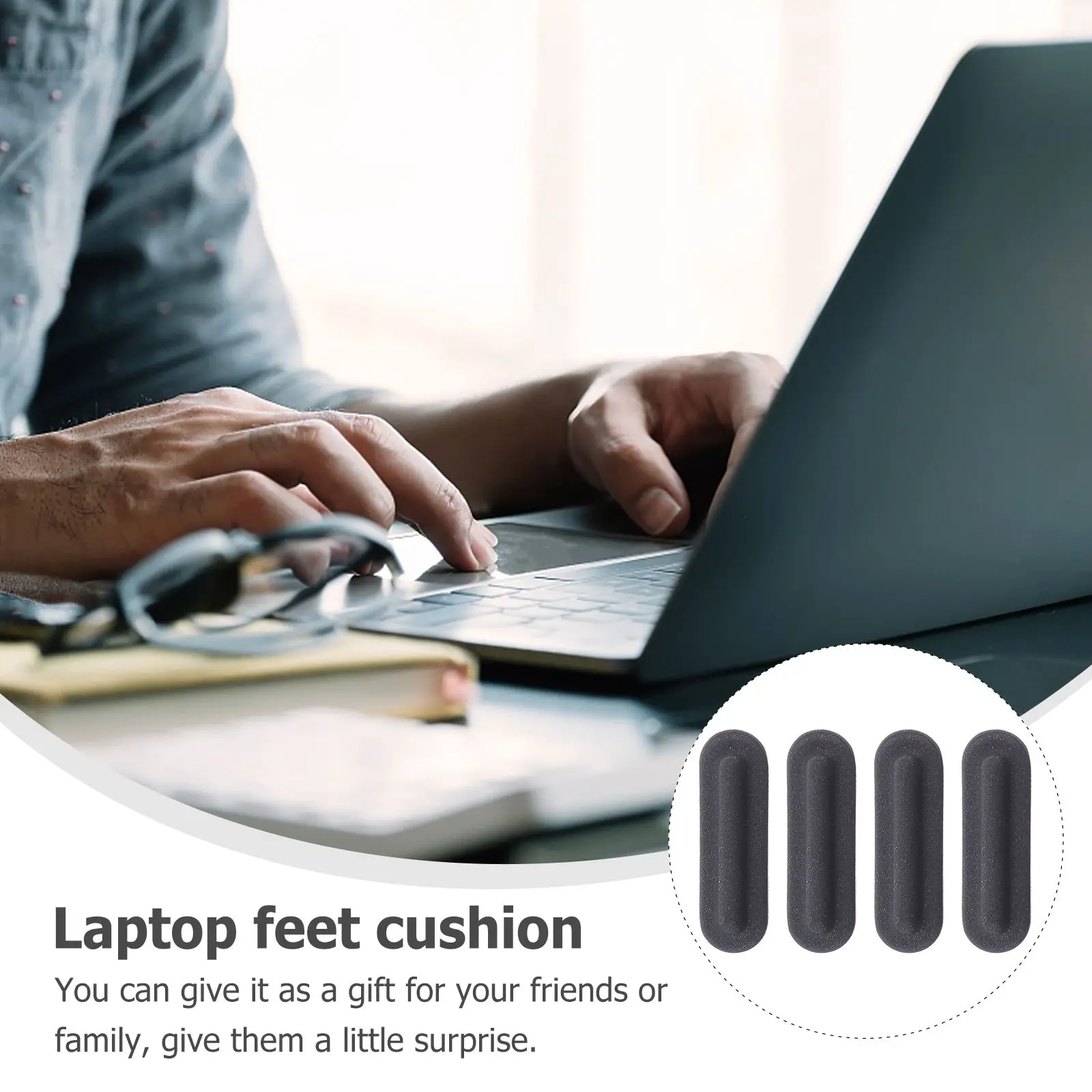 4 Pcs Rubber Feet Laptop Cushion Non Slip Durable Bottom Pads for Electronics Computers Wide Uses Long Life Gifts
4 Pcs Rubber Feet Laptop Cushion Non Slip Durable Bottom Pads for Electronics Computers Wide Uses Long Life Gifts