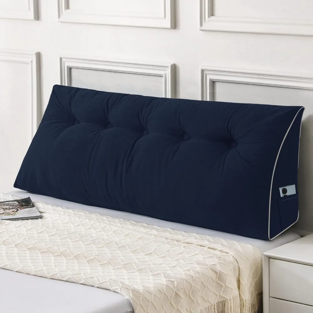 Headboard Pillow Full, Wedge Pillow Headboard for Sitting Up in Bed, Back-Rest Support Triangular Cushion for Reading
Headboard Pillow Full, Wedge Pillow Headboard for Sitting Up in Bed, Back-Rest Support Triangular Cushion for Reading