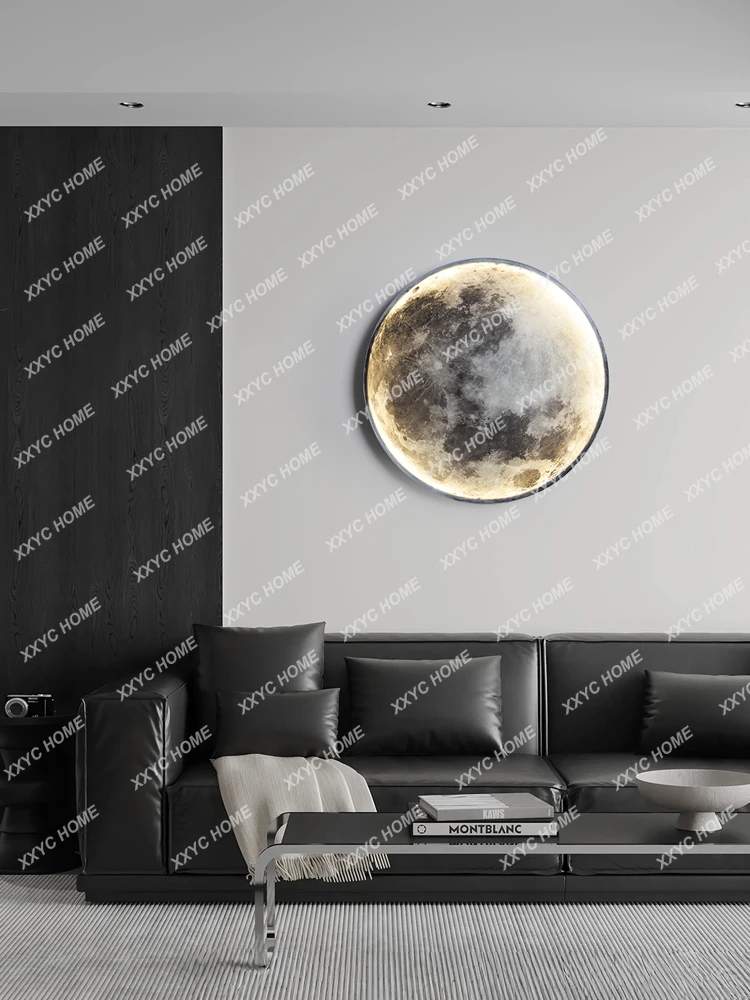 Moon wall lamp, simple aisle wall lamp, living room background decoration painting, bedroom bedside wall hanging eye protection
Moon wall lamp, simple aisle wall lamp, living room background decoration painting, bedroom bedside wall hanging eye protection