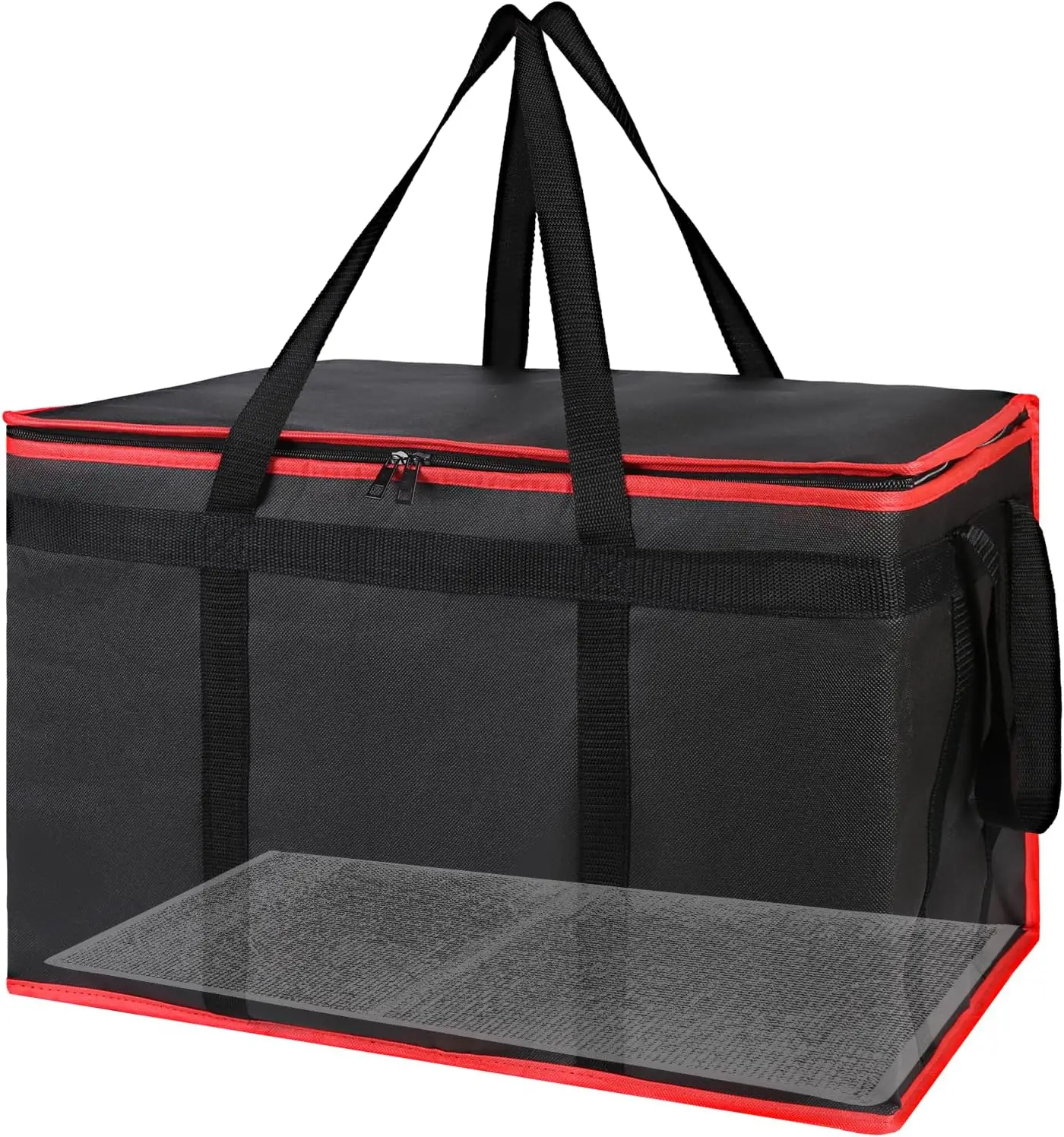 Insulated Food Delivery Bag With Hard Bottom, XXXL Pizza Cooler Bags, Rideshare Delivery Bag, Grocery Shopping and Catering T
Insulated Food Delivery Bag With Hard Bottom, XXXL Pizza Cooler Bags, Rideshare Delivery Bag, Grocery Shopping and Catering T
